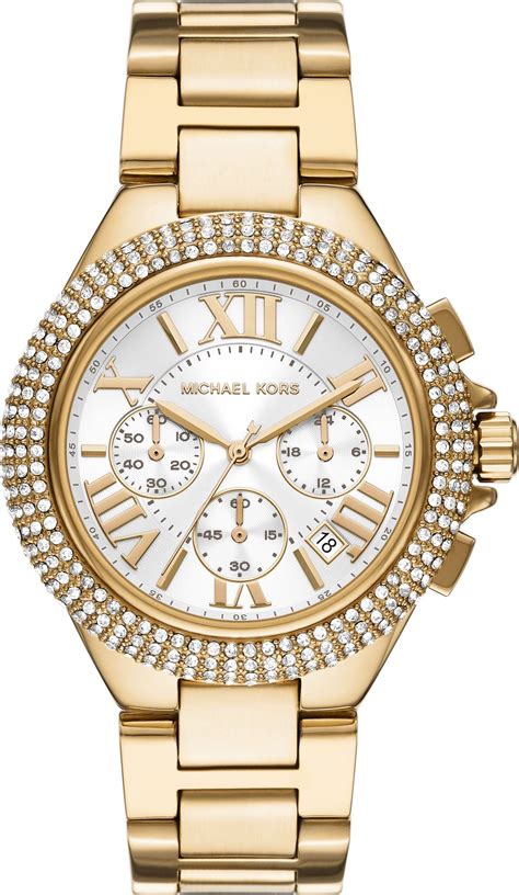 michael kors camille mini chronograph watch|Michael Kors camille pave watch.